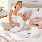 Happy mum-to-be unboxing the Bump Nest Plus