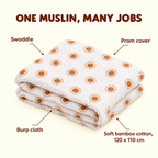 Bamboo Muslin Swaddle by MA BABY