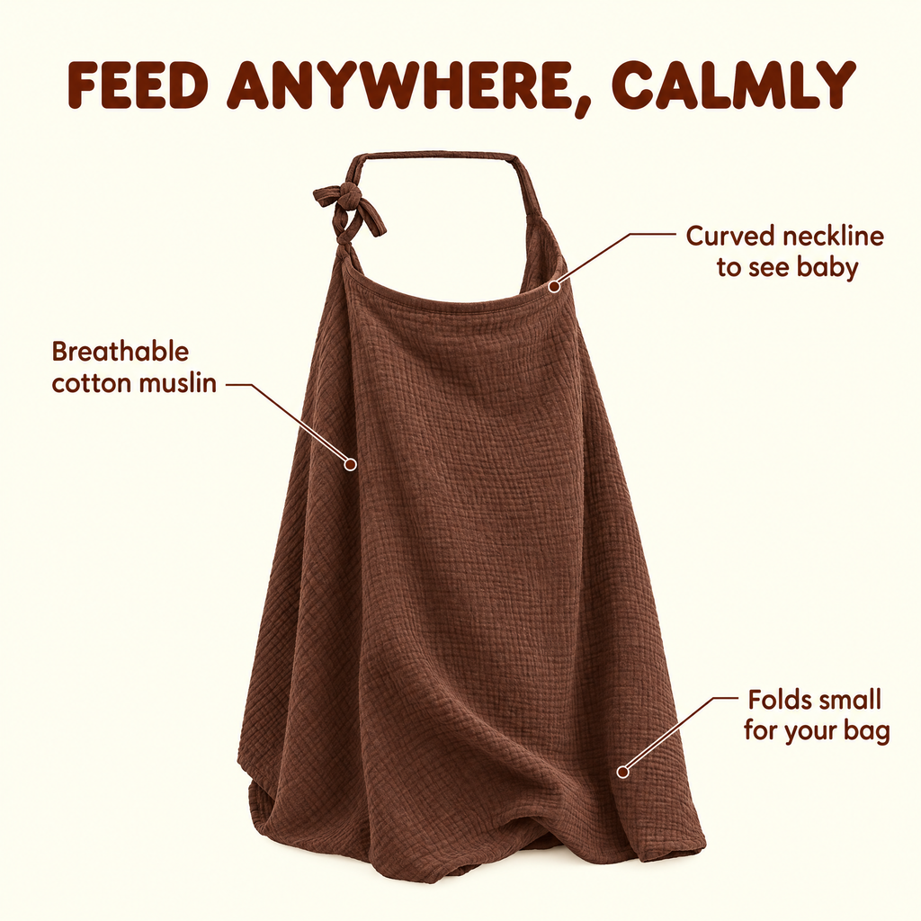 Muslin Nursing Cover by MA BABY