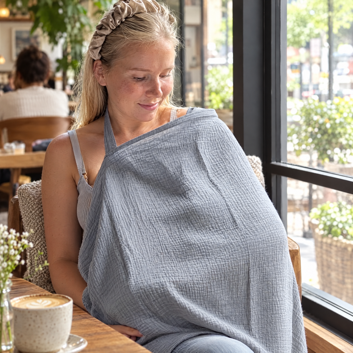 Muslin Nursing Cover by MA BABY