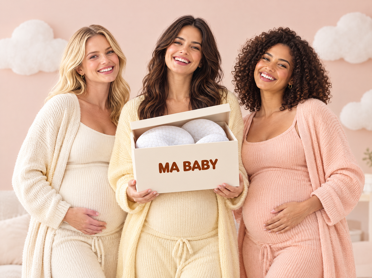 Mums-to-be with a MA BABY box
