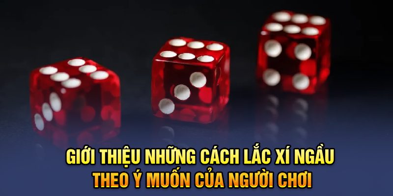 Giới thiệu những cách lắc xí ngầu theo ý muốn của người chơi